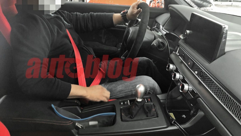 2023 Honda Civic Type R interior caught in spy photos