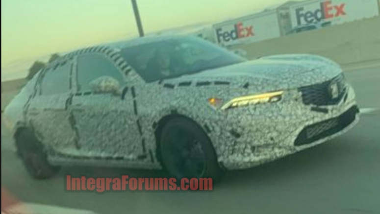 2023 Acura Integra looks a little Civic-like in spy photos