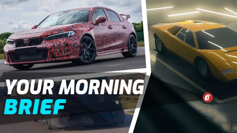 Honda's First Type R Teasers, Lamborghini Resurrects Original Countach, And Ferrari's Retro-Inspired V12 One-Off: Your Morning Brief