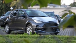 Semi-Camouflaged Toyota Yaris Hybrid Is Actually The 2023 Mazda2 For Europe