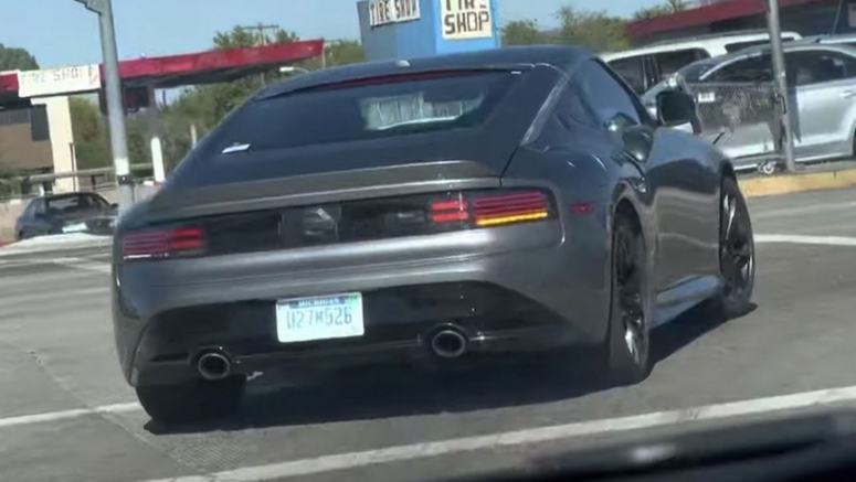 2023 Nissan Z In Gun Metallic Caught Driving Around In Traffic Uncamouflaged