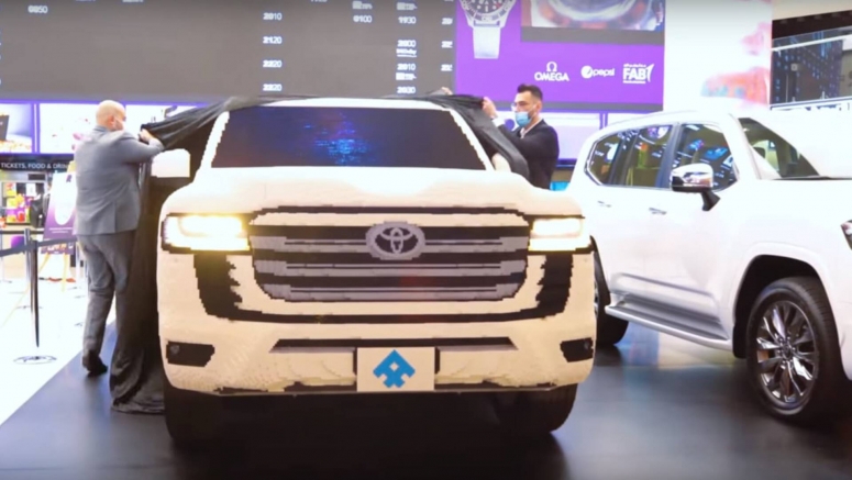 Toyota Land Cruiser 300-series gets life-size Lego build
