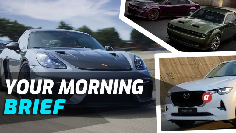 2022 Cayman GT4 RS, Dodge Unveils Jailbreak Trim, And Mazda CX-60 Spied: Your Morning Brief