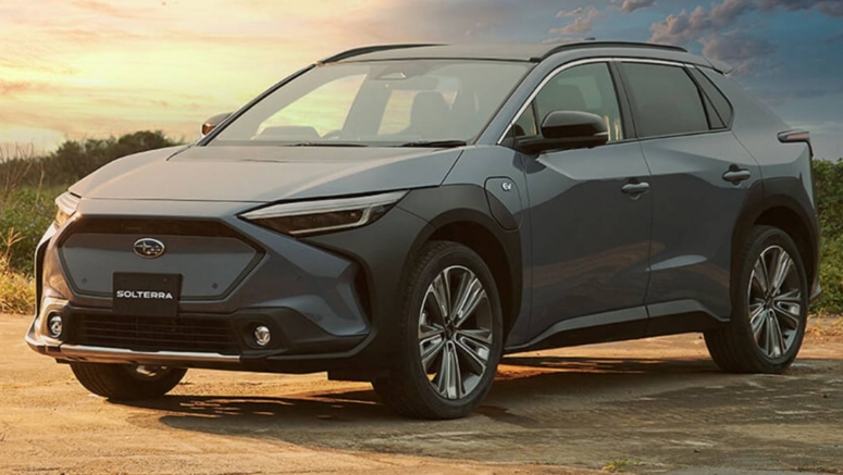 Subaru Solterra revealed as a badge-engineered Toyota bZ4X