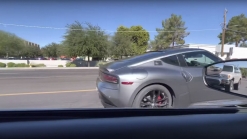 2023 Nissan Z In Gun Metallic Caught Driving Around In Traffic Uncamouflaged