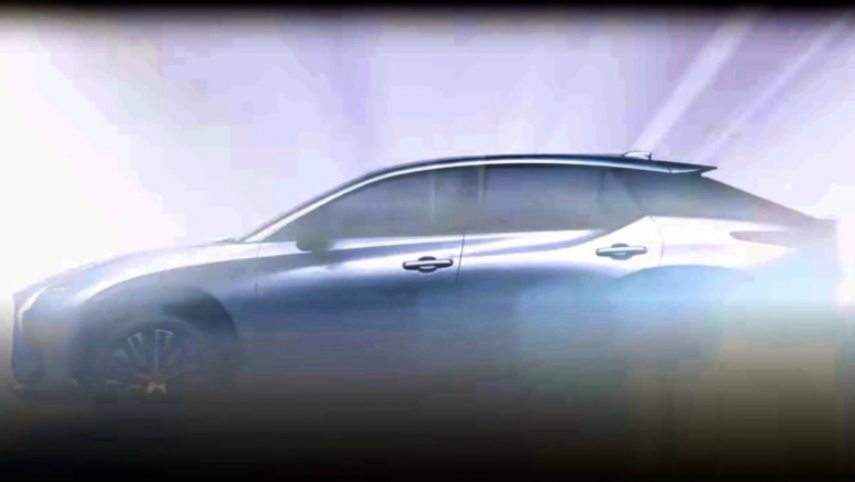 Lexus RZ battery electric crossover teased