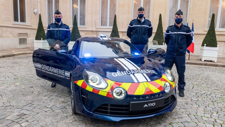 French Police Collect Keys To New Alpine A110s Pursuit Vehicles