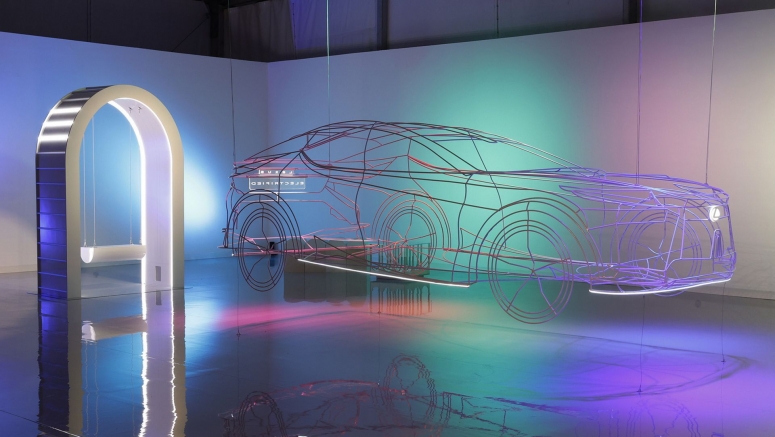 Lexus Commissions LF-Z Light-Up Sculpture For Miami Art Show