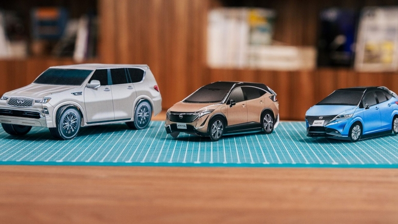Nissan Invites You To Try Making Its Cars With Free Papercraft Instructions