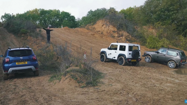 Suzuki Jimny Proves Itself Against A Lada Niva And A Dacia Duster