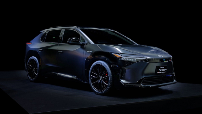 Toyota bZ4X GR Sport Concept adds letters at Tokyo Auto Salon
