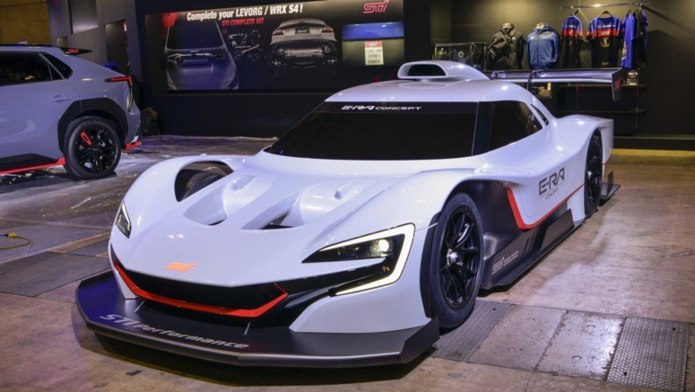 Subaru's electric STI E-RA concept revealed, intends to set 'Ring record