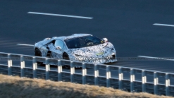 2024 Lamborghini Aventador Hybrid Successor Reveals Sharp Production Body In Latest Spy Shots