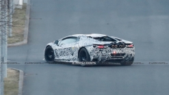 2024 Lamborghini Aventador Hybrid Successor Reveals Sharp Production Body In Latest Spy Shots