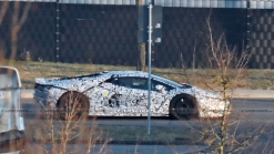 2024 Lamborghini Aventador Hybrid Successor Reveals Sharp Production Body In Latest Spy Shots