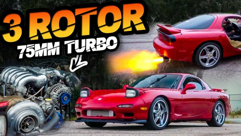 Flame - Spitting Three - Rotor Mazda RX - 7 With 600 HP Is A Beast Flame-Spitting Three-Rotor Mazda RX-7 With 600 HP Is A Beast