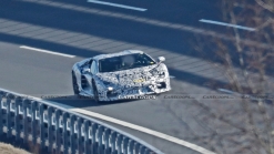 2024 Lamborghini Aventador Hybrid Successor Reveals Sharp Production Body In Latest Spy Shots