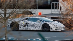 2024 Lamborghini Aventador Hybrid Successor Reveals Sharp Production Body In Latest Spy Shots