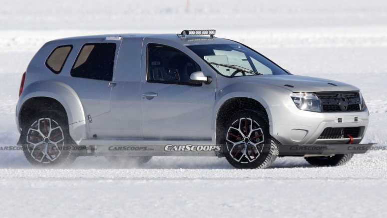 Alpine's 2025 Electric SUV Mule Spied With Dacia Duster Body, Megane RS Trophy Wheels