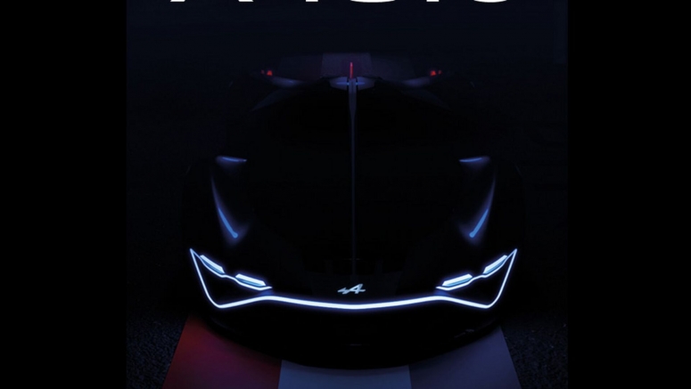 Alpine hydrogen supercar teased ahead of March 18 reveal