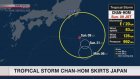 Tropical storm Chan-hom moves away from Japan