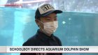 Japanese boy directs dolphin shows at aquarium