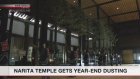 Narita temple gets year-end dusting