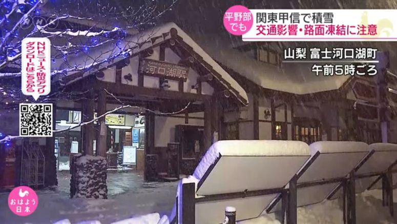 Snow in Kanto, Koshin regions