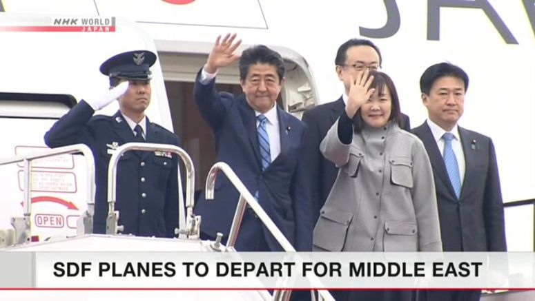 Abe heads for 3 Middle East nations