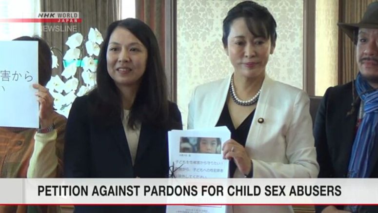 Petition rejects pardons for child sex abusers