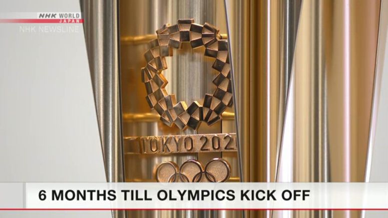 Six months till Tokyo Olympics kick off