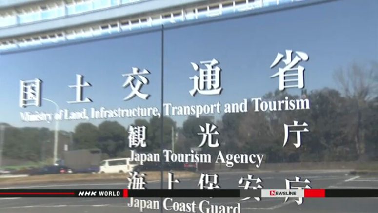 Japan's transport ministry monitors cruise ships