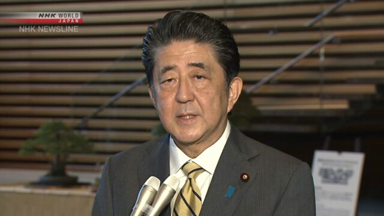 Abe: Government working to contain coronavirus