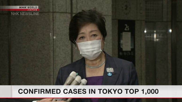 Koike: Number of new cases 'astonishing'