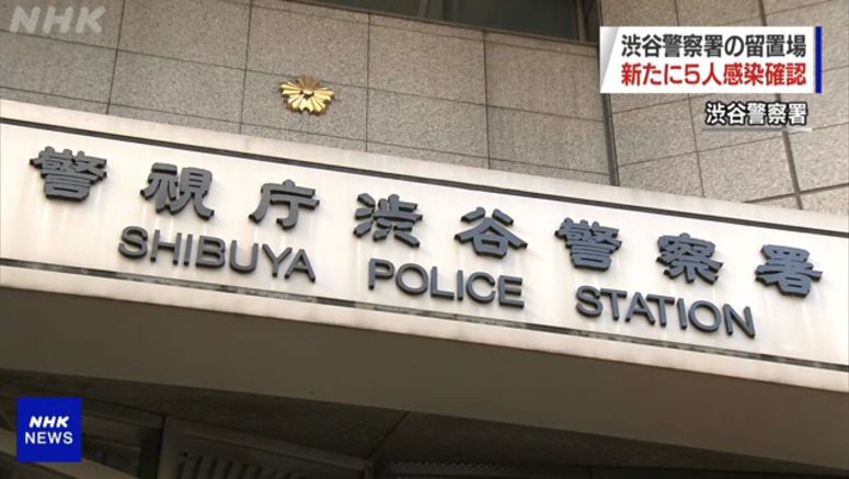 Total of 7 virus cases at police station in Tokyo