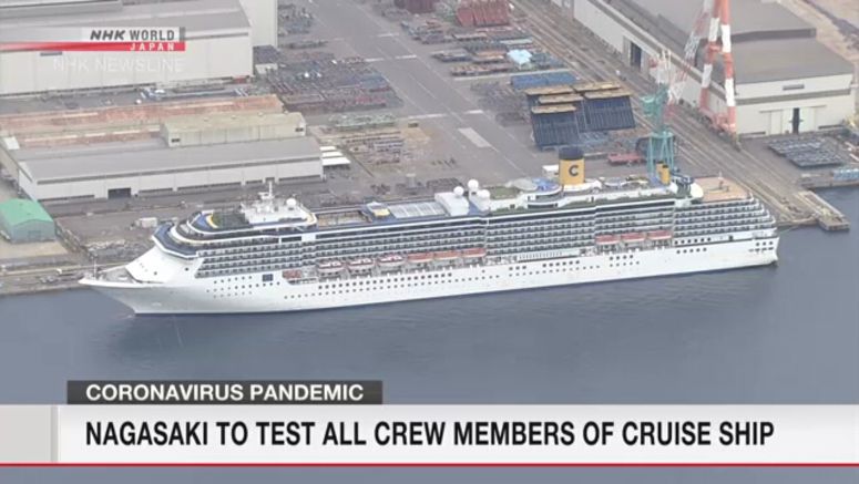 More coronavirus cases on cruise ship in Nagasaki