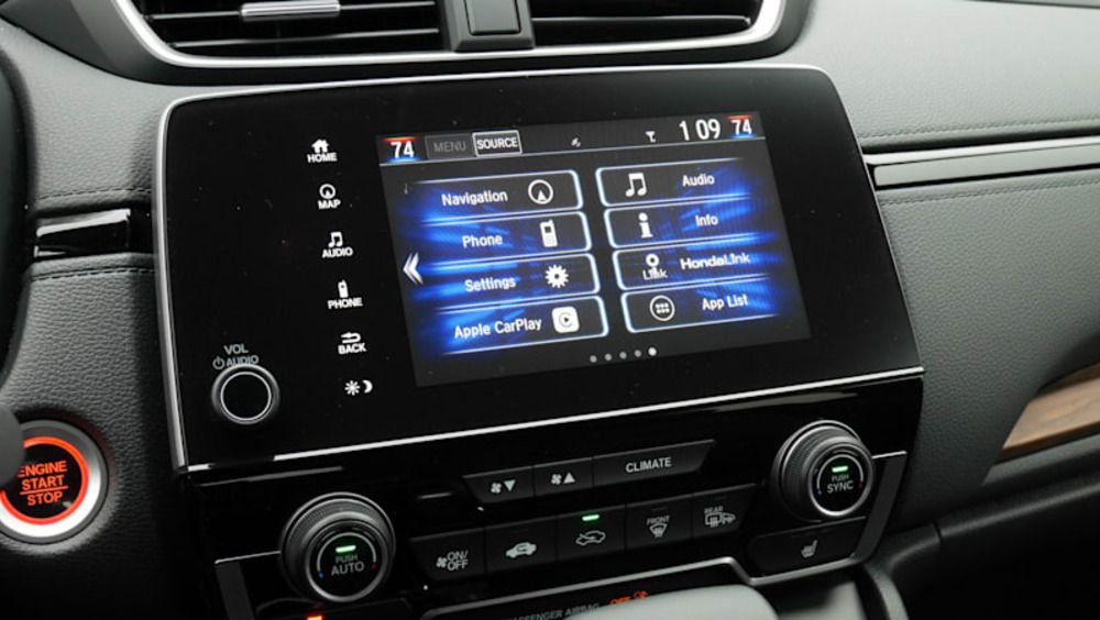 2020 Honda CRV Infotainment System Driveway Test Touchscreen, Apple