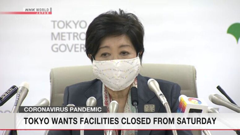 Tokyo to announce on Friday facilities to close