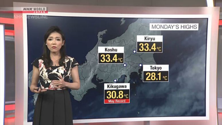 Temperatures soar across Japan