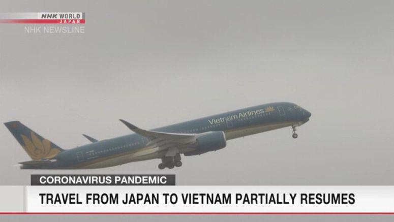 Japan charter flight leaves for Vietnam