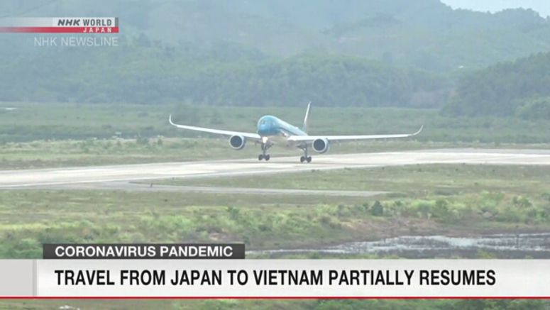 Travel from Japan to Vietnam partially resumes