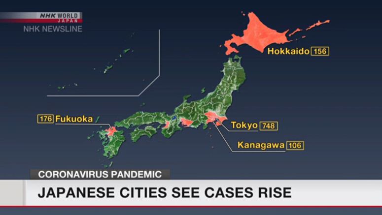 Regional gaps in cases one month after emergency