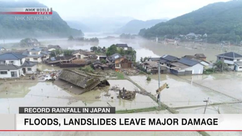 Parts of Japan on alert for more torrential rain