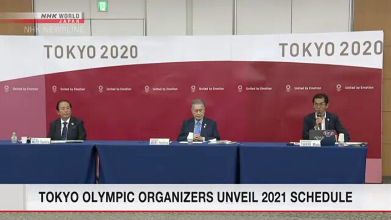 Tokyo Olympic organizers unveil new schedule