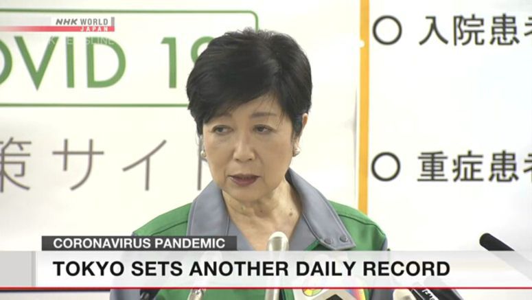 Japan sets another daily record of infections