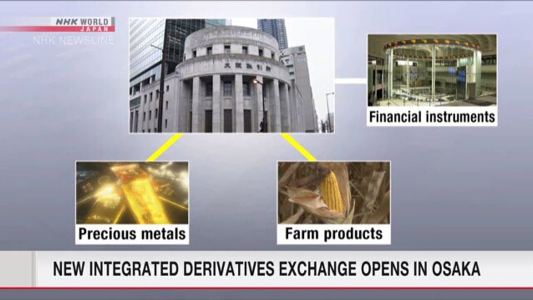 New integrated derivatives exchange opens in Osaka