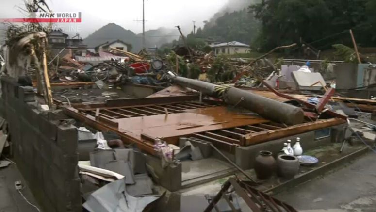 Heavy rain damages over 4,700 homes in Japan