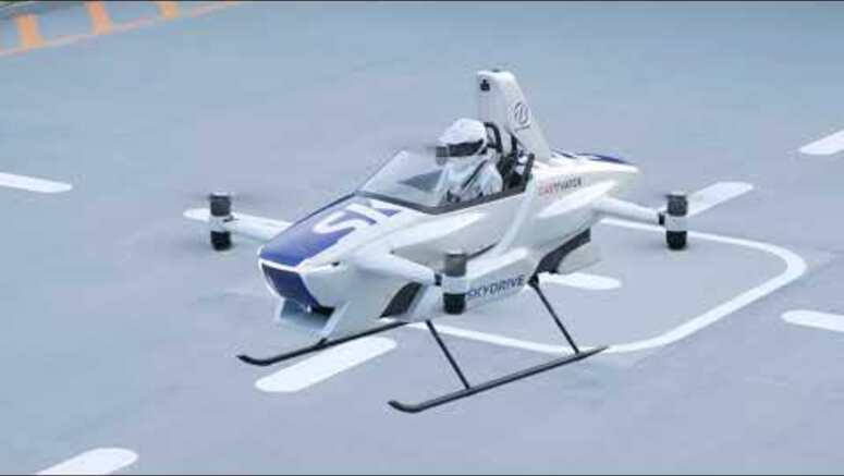 Japan's 'Flying Car' Gets Off The Ground With A Human Pilot