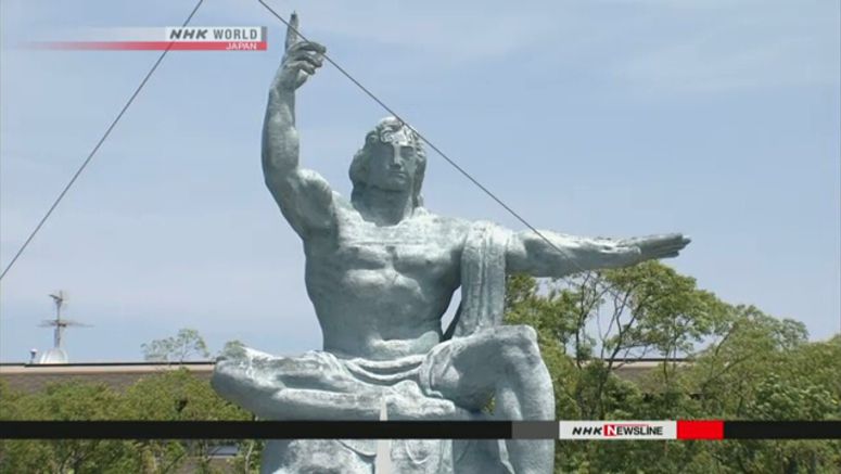 Water prepared for Nagasaki atomic bomb victims