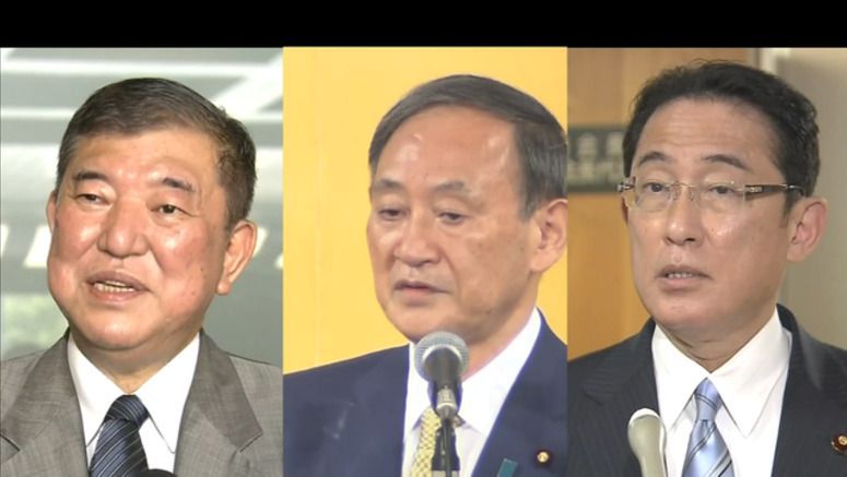 Suga leading LDP leadership race